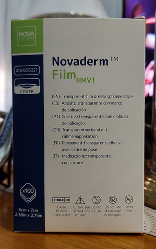 Novaderm Film - Apósito Transparente 6cmx7cm Pack De 100u