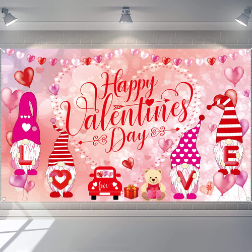 Fondo Pancarta Para Dia San Valentin 71.7 X 43.7 Diseño