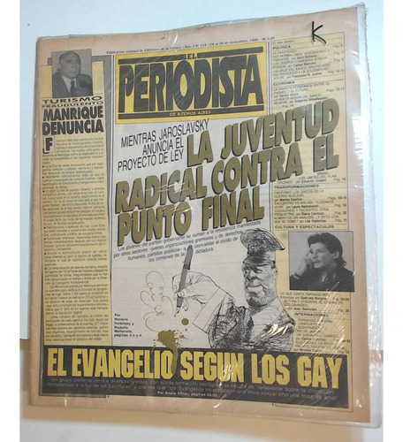 Revista El Periodista 114 Año 3 Fecha 14 De Noviembre 1980