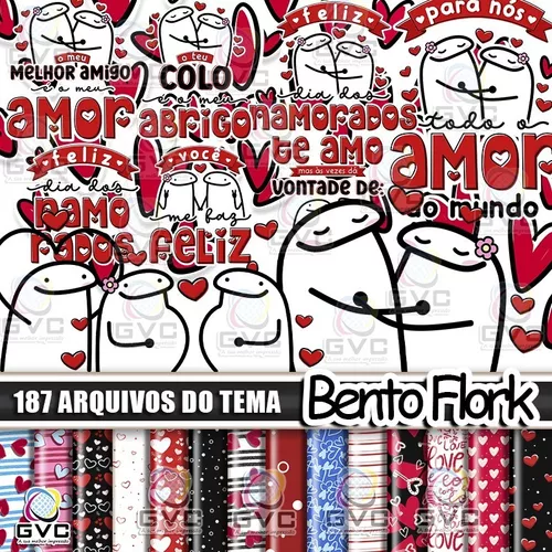 Kit Digital Dia dos Namorados Flork Meme