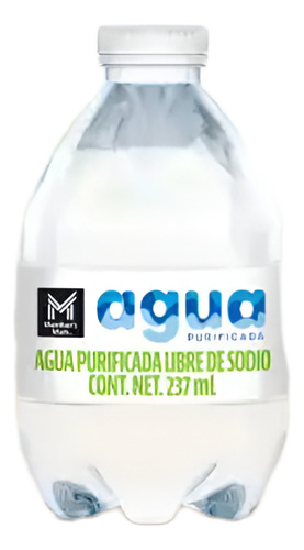 3 Pzas Agua Purificada Member's Mark 40 Pack 237 Ml C/u