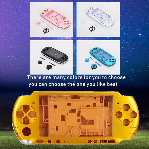 For Psp3000 Game Console Case Full Housing Shell With