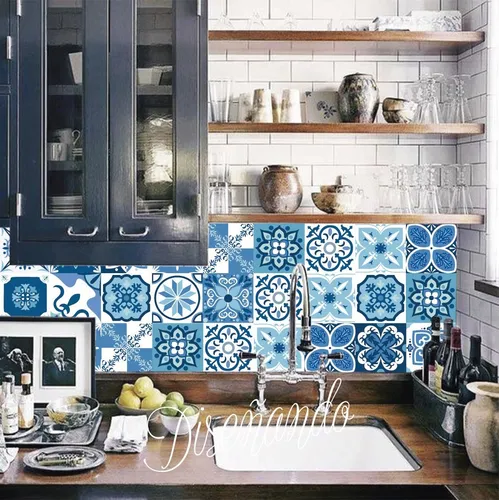 comprar Azulejos En Vinilo Decorativo Aut. 15x15 Calcáreos Ocean