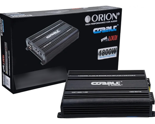 Amplificador Orion Cobalt Cbt1800.1-2m 1 Ch 1800w Clase A/b