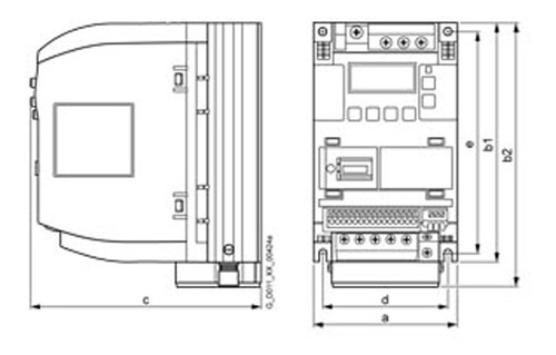 Inversor De Frequência V20 1,1kw 6a Siemens