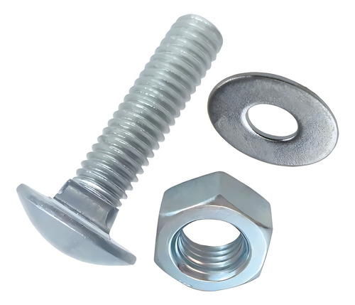 Kit 10 Parafuso Francês 3/16x1 Rosca 3/16 Comprimento 1 Pol