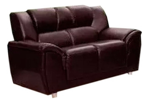 Sillon 2 Cuerpos Celta Living Sofa Alta Calidad Negro Color Marrón