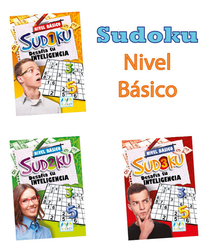 Sudoku Nivel Avanzado, Intermedio Y Básico - 9 Revistas