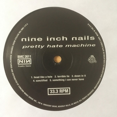 Imagen 4 de 5 de Nine Inch Nails Pretty Hate Machine Vinilo Rock Activity