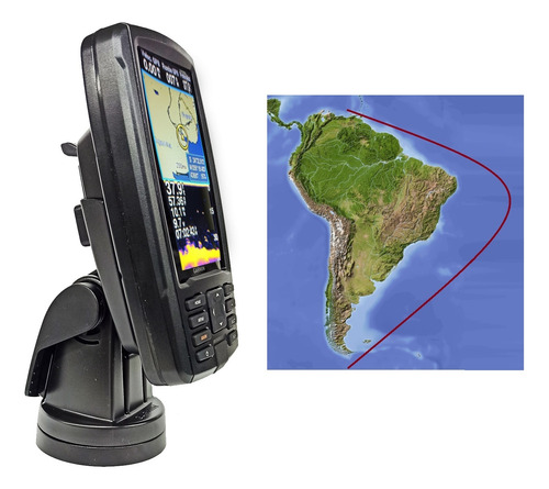 Plotter Ecosonda 43 Cv Plus Garmin Con Transductor + Carta