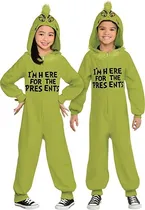 Comprar Disfraz Pijama Kigurumi Grinch Navidad Niñas Niños Unisex