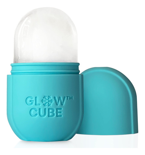 Ice Roller Glow Cube Para Rostro, Ojos Y Cuello, Color Azul