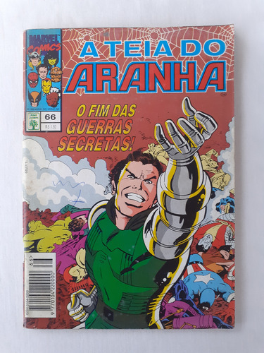 A Teia Do Aranha Nº 66 - Guerras Secretas - Ed Abril - 1995 (Usado)