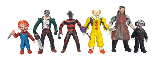 Set Figuras De Accion Personajes Terror Chuky Jason Myers