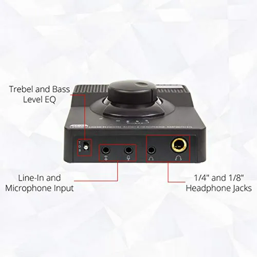 Amplificador De Auriculares Usb Dac Syba Sonic 24bit 96khz E