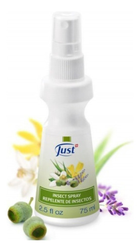 Repelente Natural De Insectos 75ml Just Envío Gratis