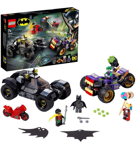 Set de construcción Lego Batman Joker's trike chase 440 piezas  en  caja
