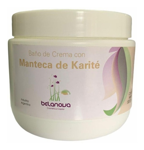 Mascara Baño De Crema Belanova Manteca De Karité X 500grs