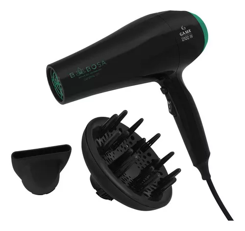 Secador De Cabelo Gama Italy Titanium Ion 2000w Preto - 127v