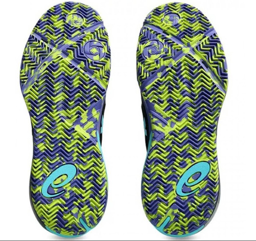 Zapatillas Asics Gel Resolution X Padel Negro Azul Aqua
