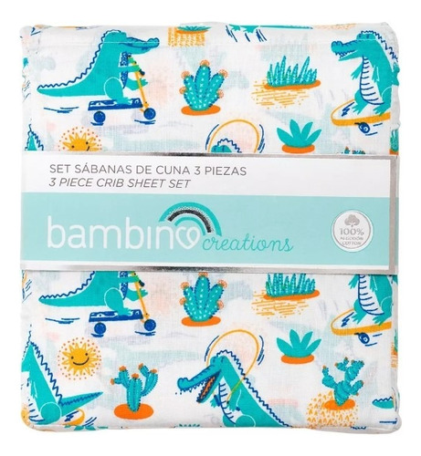 Juego Set De Sabanas Cuna Bebe Bambino