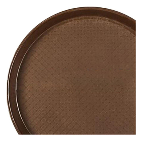 Plato De Servidor De Cena Rápida Redondo Café