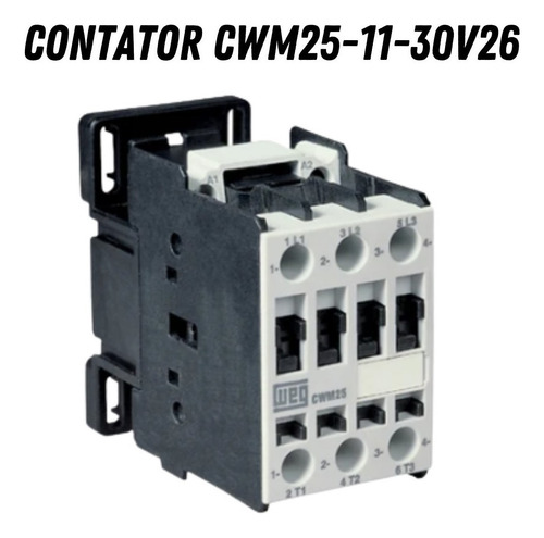 Contator Potencia Tripolar 25a 220v 1na+1nf 60hz