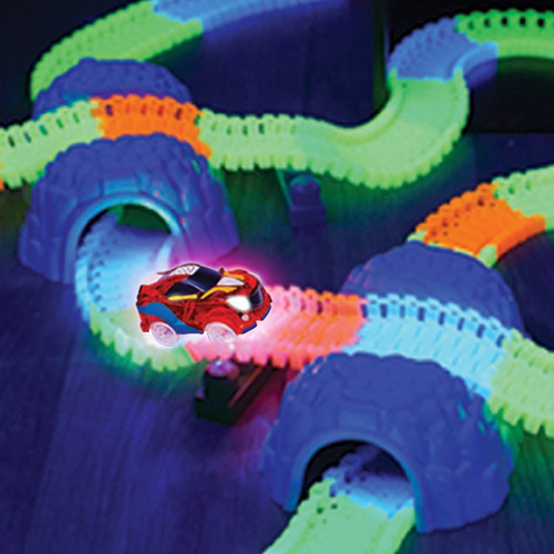 Pista De Carrera Flexible Carro Control Remoto