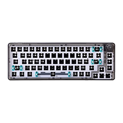 Gk Gamakay Lk67 65% Rgb Diy Modular Llavero Mecánico, M5sjf