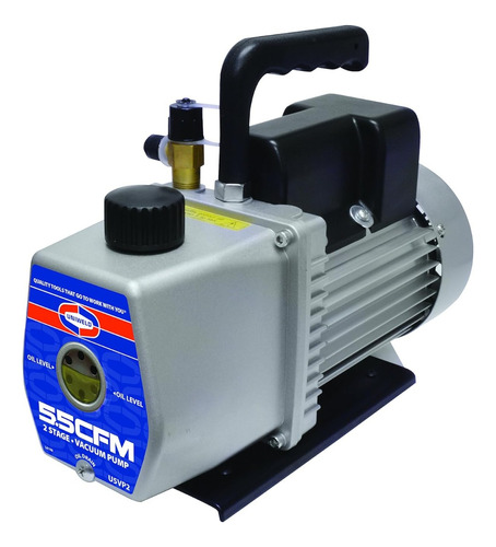 Bomba De Vacio 1/2hp 5.5cfm 2 Etapas 110v 220v Uniweld U5vp2