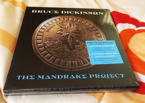 Bruce Dickinson Cd + Comic Mandrake Project Iron Maiden