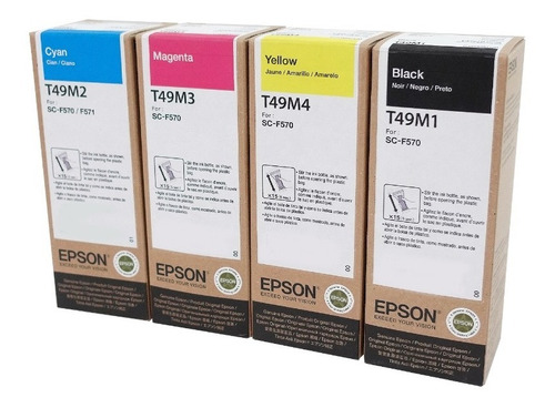 Tinta Sublimación Epson Surecolor F570 140ml (kit Cmyk)