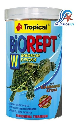 Alimento Para Tortugas Acuáticas. Tropical Biorept W 30g