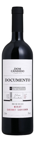 Vinho Dom Cândido Documento Merlot/cabernet Tinto Seco 750ml