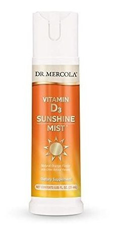 El Dr. Mercola Sol Niebla 5000 Ui De Vitamina D3 En Spray - 