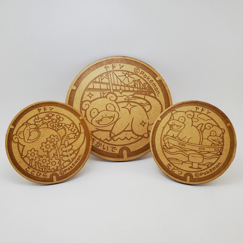 Posavaso Mdf 3mm Pokémon