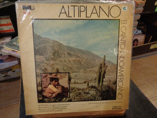 Los Humahuacas Altiplano El Canto Vinilo W Folklore