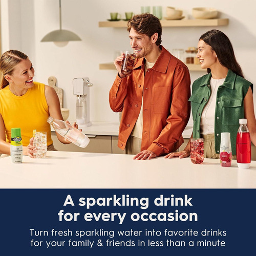 Fabricador De Agua Espumosa Sodastream Terra Negro + 3 Co2