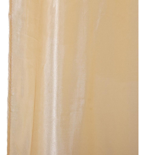 Mz Cortinas Transparentes 150x250cm Bege