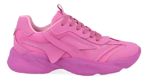 Tenis Urbano Vazza Color Rosa Con Textura Para Mujer Cuotas sin