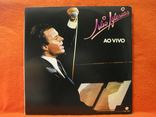 Julio Iglesias Ao Vivo - Lp Disco De Vinil Duplo