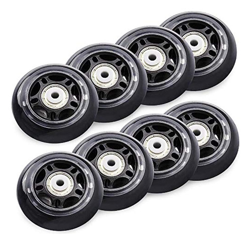 Tobwolf 8 Pack 76mm 84a Ruedas De Patines En Línea Con Rodam