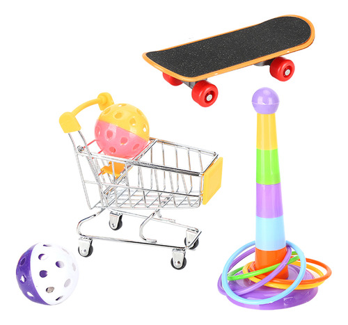 4pcs/set Puzzle Puzzle Toys Bell Ball Cart Circle
