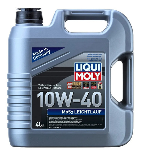 Aceite De Motor Mos2 Leichtlauf 10w40 4 L Liqui Moly