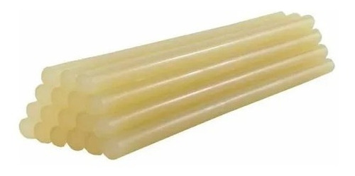 Imagen 1 de 2 de Barras Silicona Adhesiva Hot Melt Finas 7mm X 20cm - 15 Uds