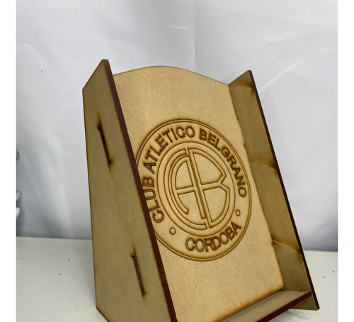 Portacelular Apoya Celular Belgrano Mdf Fibrofacil 3mm X6u