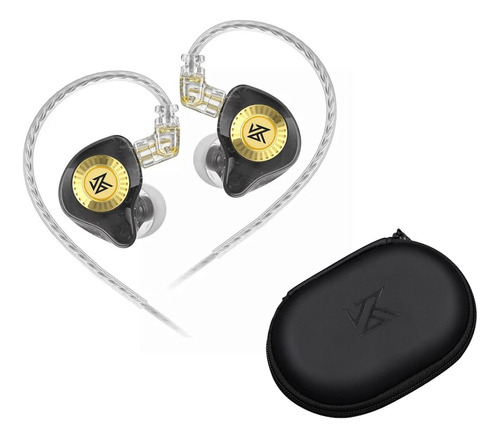 Audifonos In Ear Kz Edx Ultra - Negro +  Estuche