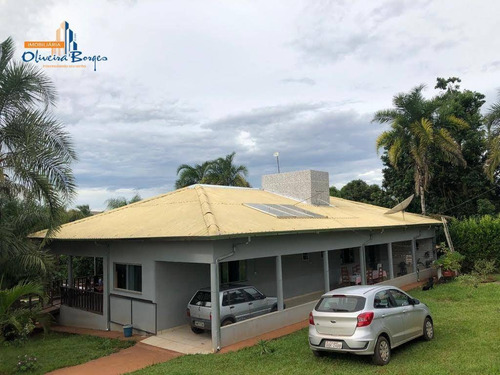 Chácara Com 3 Dormitórios À Venda, 15000 M² Por R$ 680.000,00 - Rural - Goianápolis/go - Ch0103