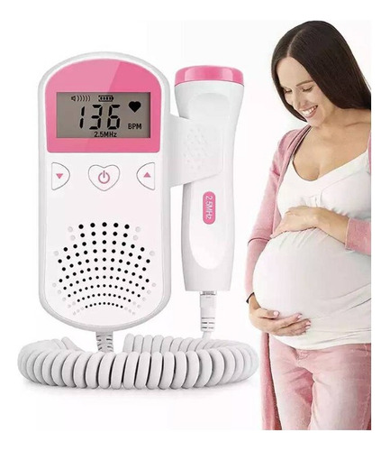 Monitor Cardiaco Doppler Latidos Fetal Embarazo Ultrasonido