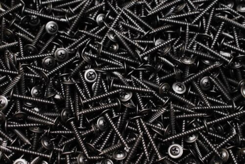 (700) Black Phillips Mod Truss 8 X 1-1/4 Zip Screws Self Yyy